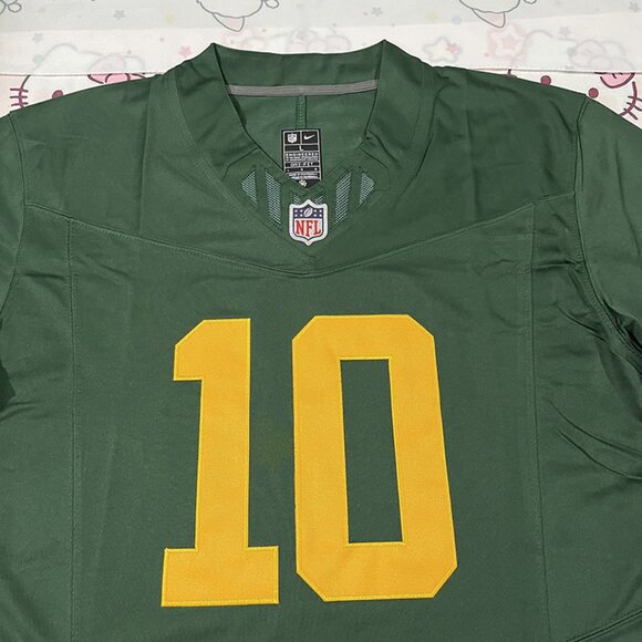 Nike NFL Green Bay Packers Green Jersey #10 LOVE L - Picture 2 of 6